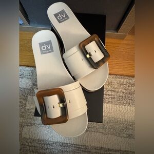 Dolce Vita Cayden Ivory slip on sandals